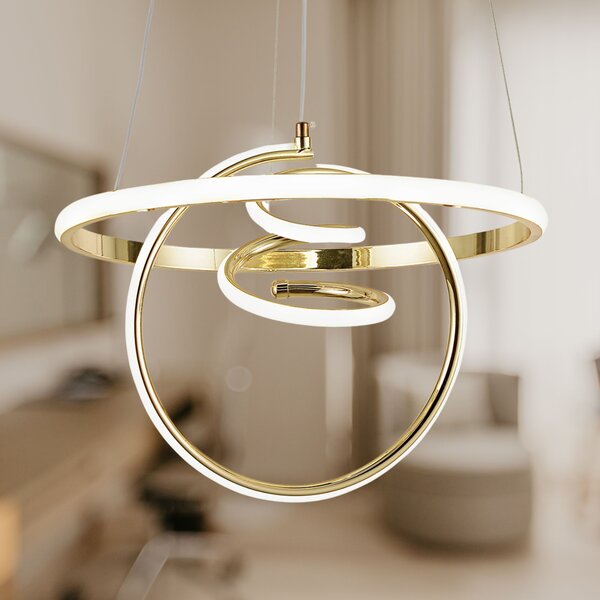 Viseća LED lampa G066-CP Gold