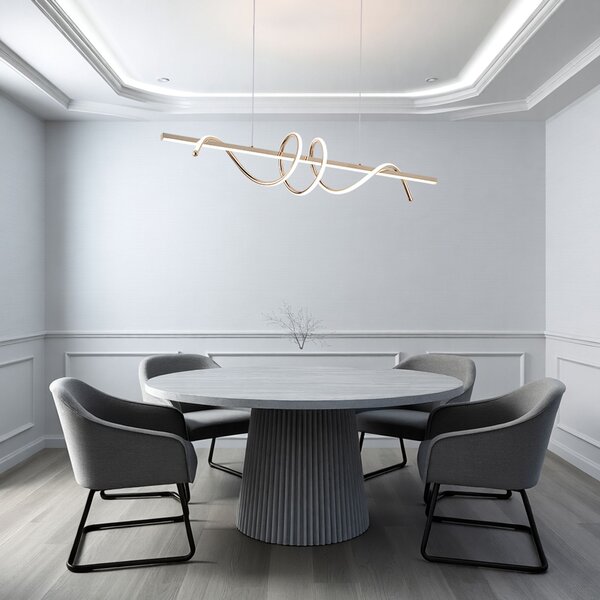 Viseća LED lampa G065-CP Gold