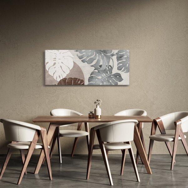 Slika - Dizajn s lišćem (120x50 cm)
