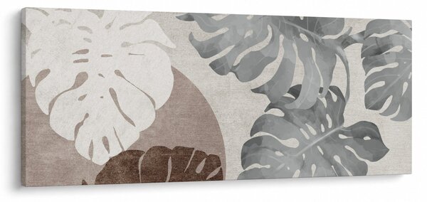 Slika - Dizajn s lišćem (120x50 cm)