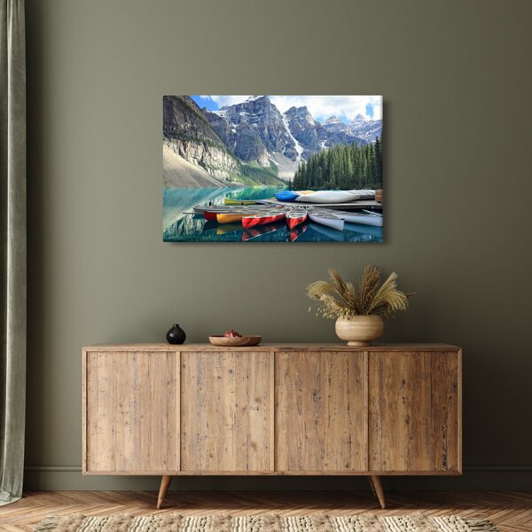 Slika - Jezero Moraine (90x60 cm)