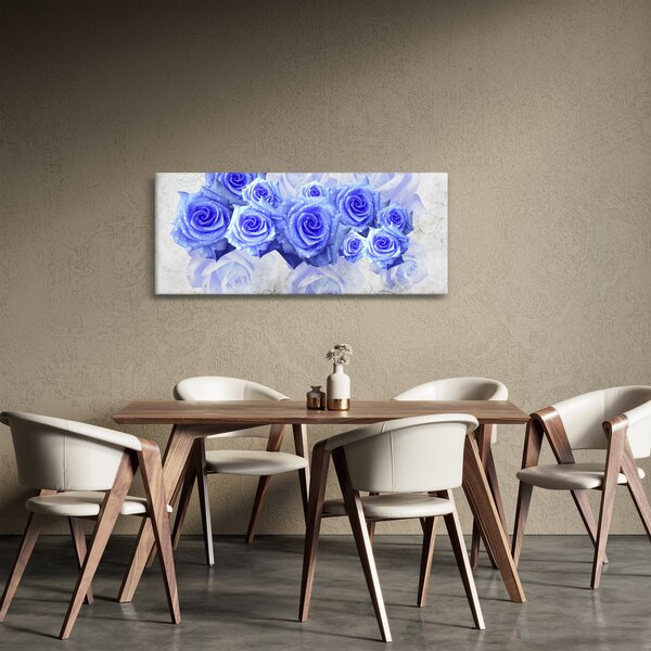 Slika - Plave ruže (120x50 cm)