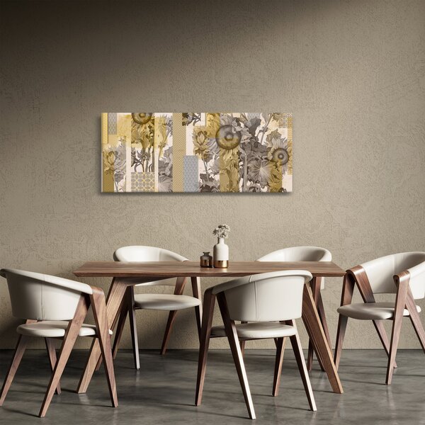 Slika - Kolaž sa suncokretima (120x50 cm)