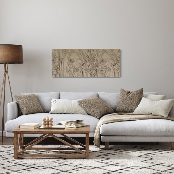 Slika - Obrisi biljaka (120x50 cm)