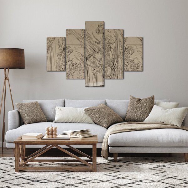 Slika - Obrisi biljaka (150x105 cm)