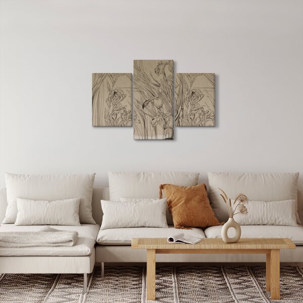 Slika - Obrisi biljaka (90x60 cm)