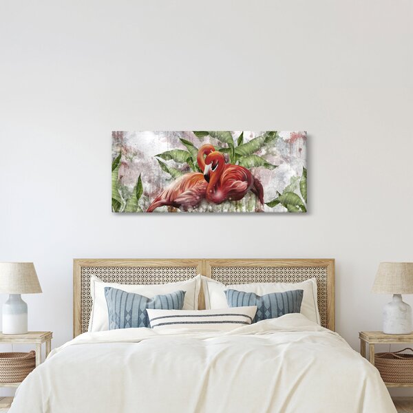 Slika - Flamingosi (120x50 cm)