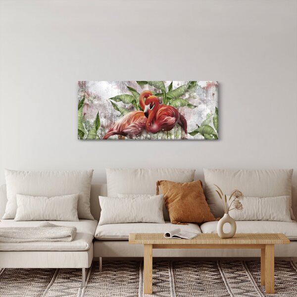 Slika - Flamingosi (120x50 cm)