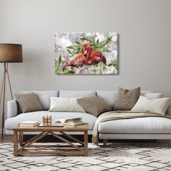 Slika - Flamingosi (90x60 cm)