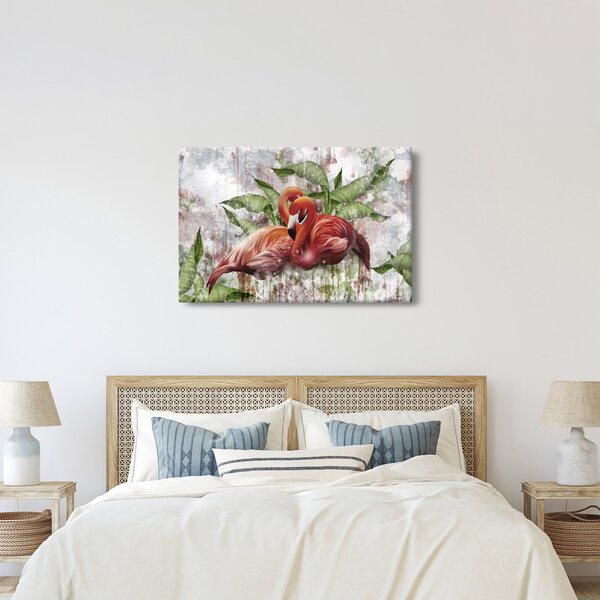 Slika - Flamingosi (90x60 cm)