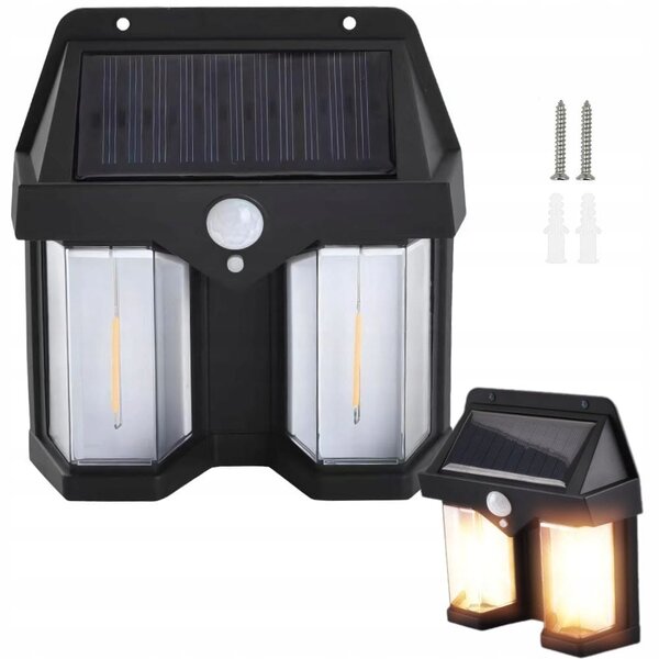 Solarna LED zidna svjetiljka sa senzorom pokreta 1200LM