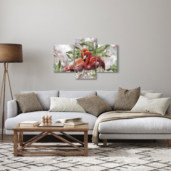 Slika - Flamingosi (90x60 cm)