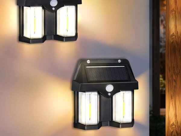 Solarna LED zidna svjetiljka sa senzorom pokreta 1200LM