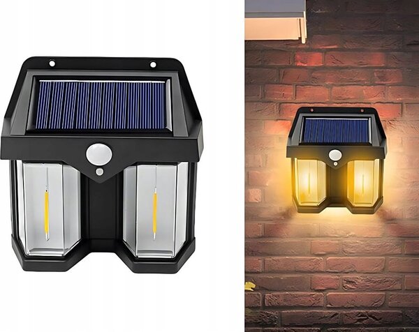 Solarna LED zidna svjetiljka sa senzorom pokreta 1200LM