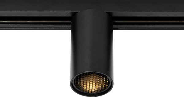 Moderno crno reflektorsko svjetlo za 1-fazni sustav tračnica GU10 50 mm - Iconic Ruby Honey