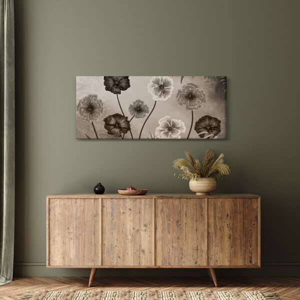 Slika - Crtež cvijeća (120x50 cm)