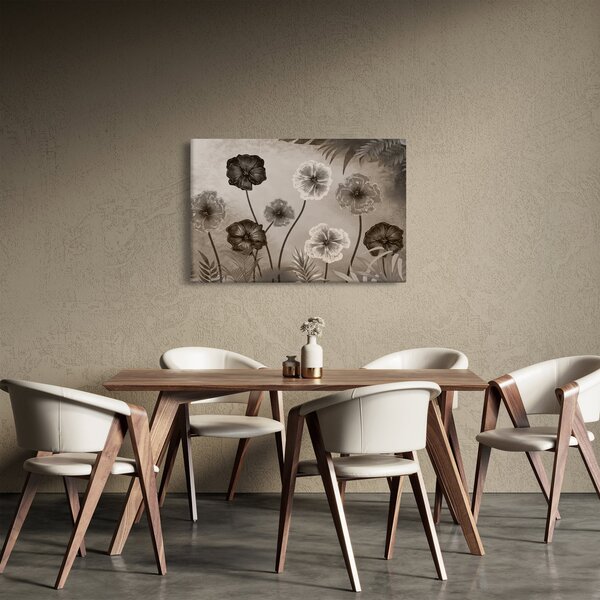 Slika - Crtež cvijeća (90x60 cm)