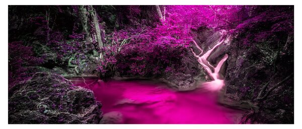 Slika - Ružičasta šuma (120x50 cm)