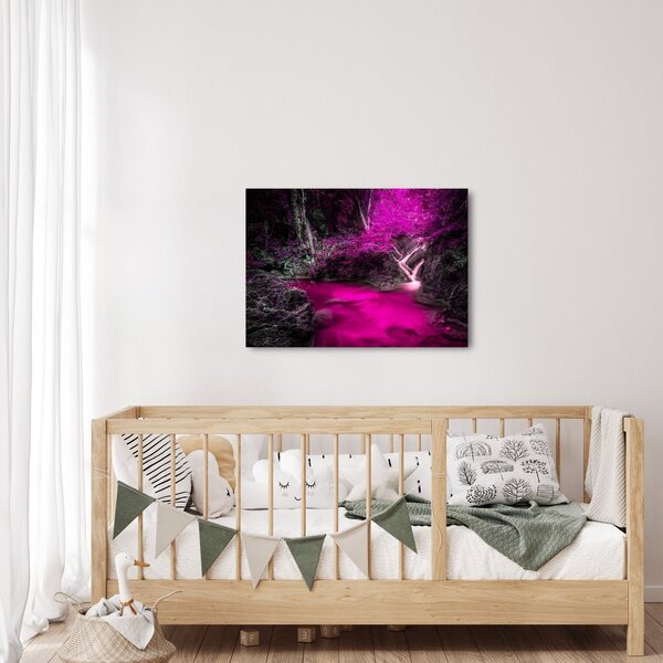 Slika - Ružičasta šuma (70x50 cm)