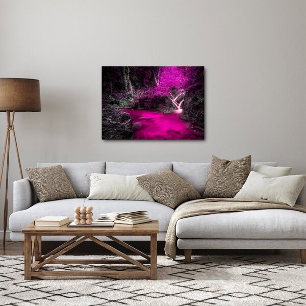 Slika - Ružičasta šuma (70x50 cm)