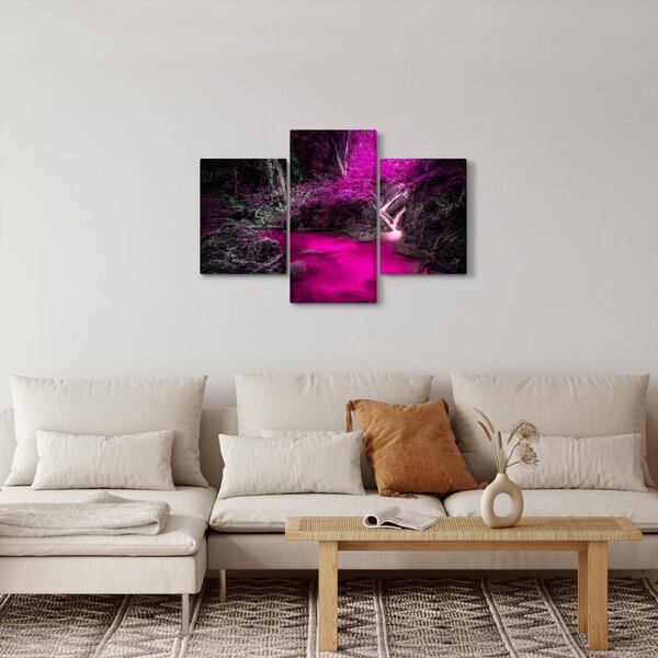 Slika - Ružičasta šuma (90x60 cm)