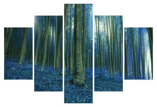 Slika - Plava šuma (150x105 cm)