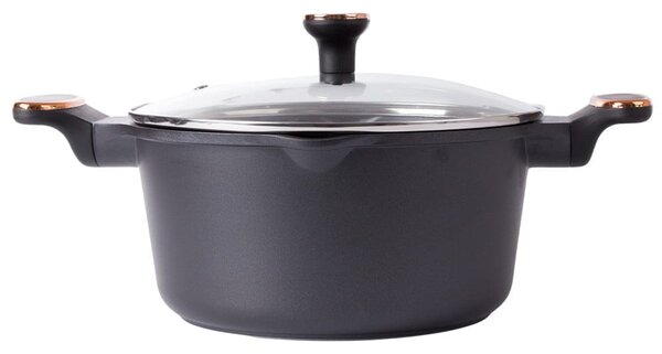 Vrhunski aluminij. duboki lonac sa poklopcem za indukciju 4.5l