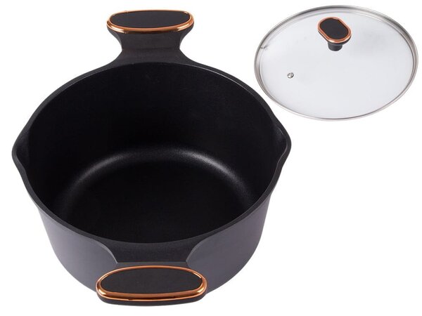 Vrhunski aluminij. duboki lonac sa poklopcem za indukciju 4.5l