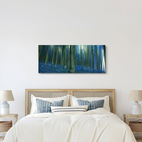 Slika - Plava šuma (120x50 cm)
