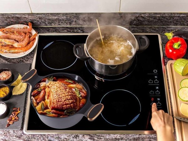 Vrhunski aluminij. duboki lonac sa poklopcem za indukciju 4.5l