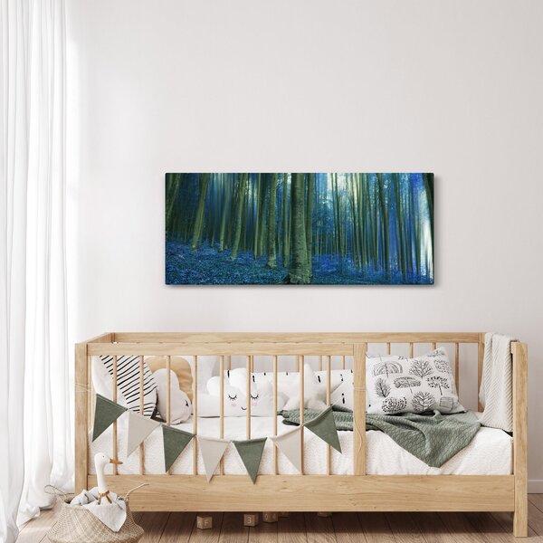 Slika - Plava šuma (120x50 cm)