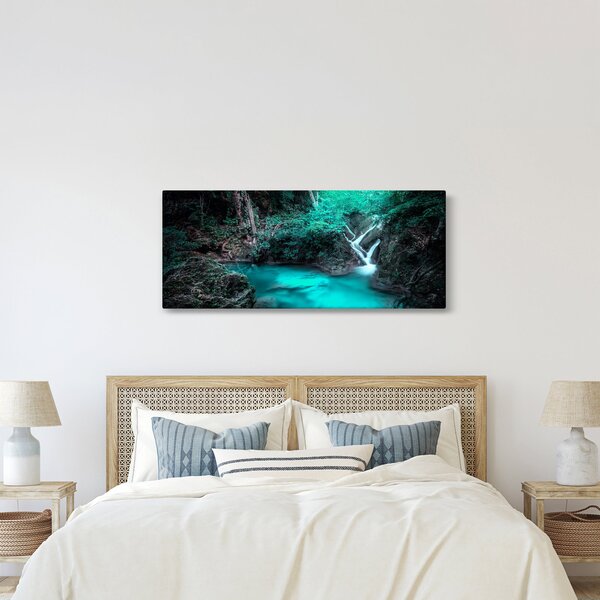 Slika - Tirkizno jezero (120x50 cm)