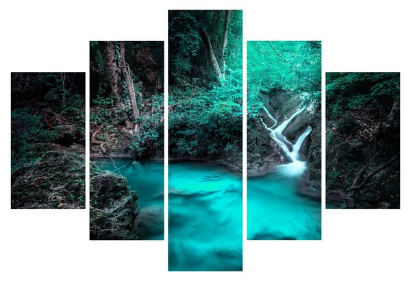 Slika - Tirkizno jezero (150x105 cm)
