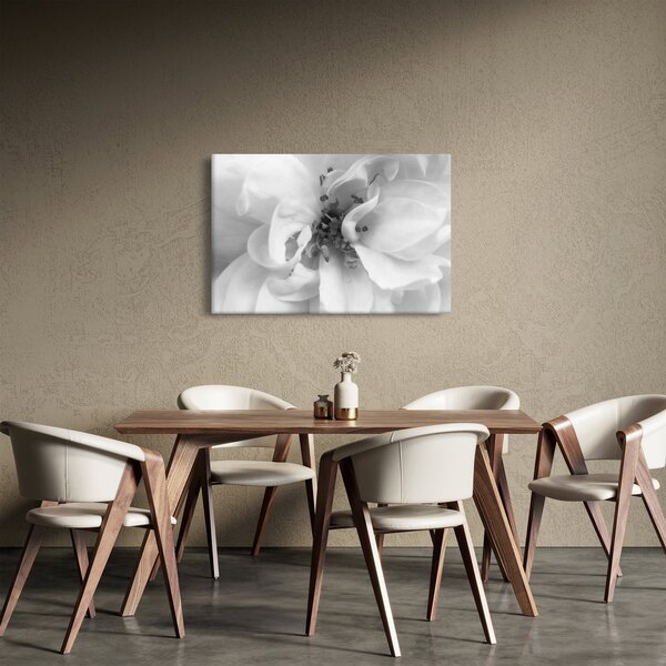 Slika - Cvijet, crno-bijela (90x60 cm)