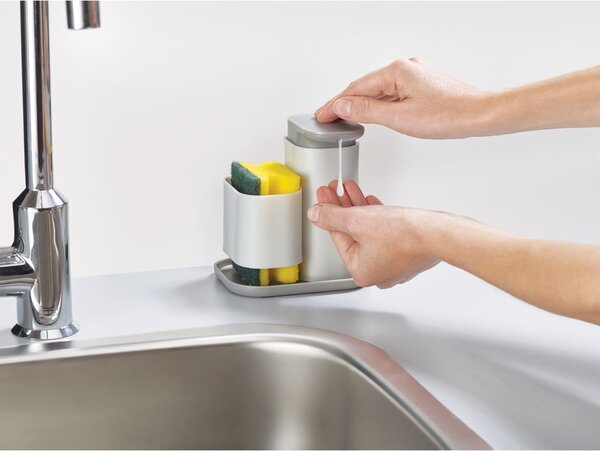 Sivi dozator sapuna Duo – Joseph Joseph