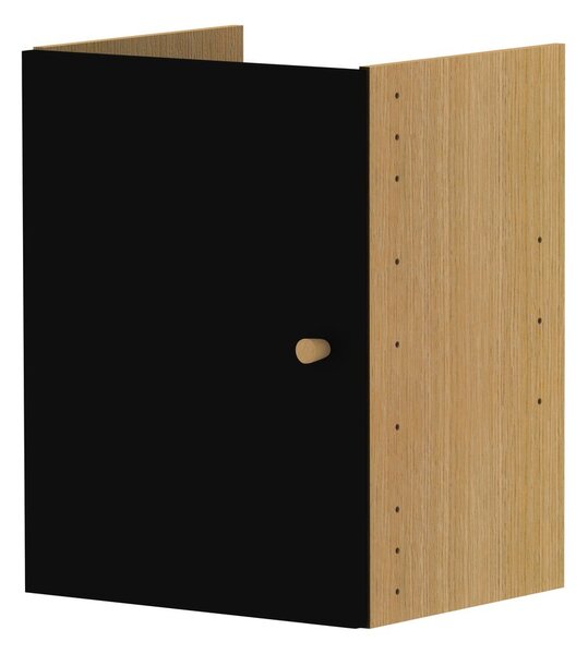 Crni modularni sustav polica 33x43,5 cm Z Cube - Tenzo