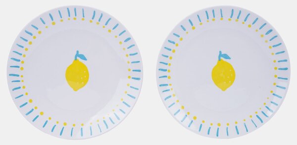 Sinsay - Keramički tanjuri s motivom limuna 2 pack
