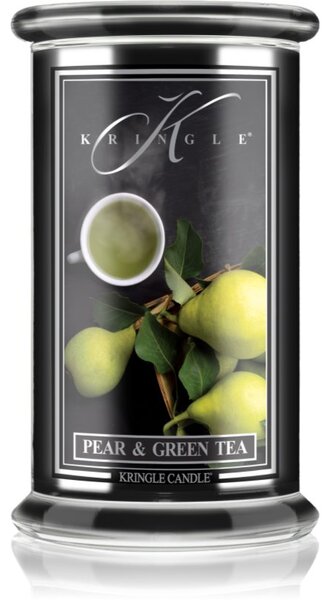 Kringle Candle Reserve Pear & Green Tea mirisna svijeća 623 g