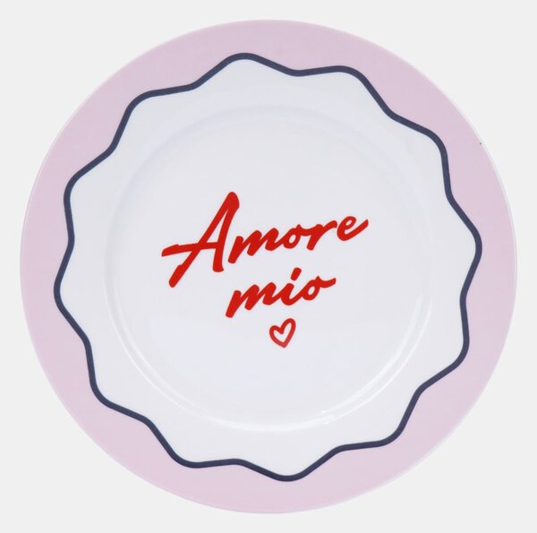Sinsay - Keramički tanjur s natpisom Amore mio