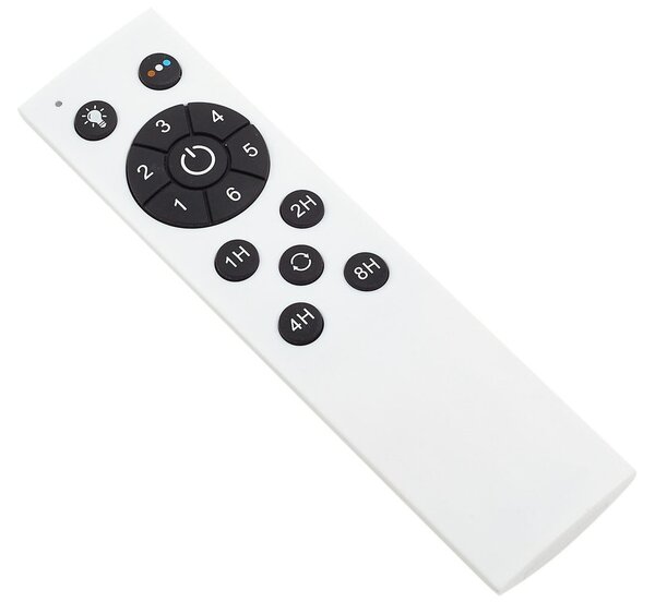 Sorin LED vanjski stropni ventilator crne boje - Lucande Lucande, Sorin, Crno, Dnevna soba, Metal, Moderan