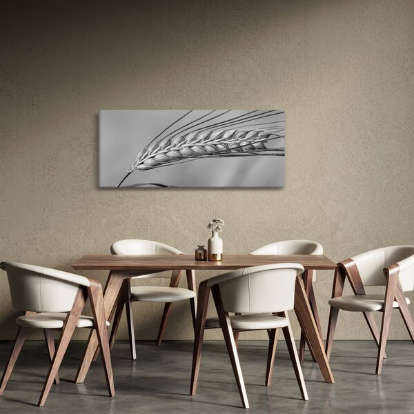 Slika - Pšenica, crno-bijela (120x50 cm)