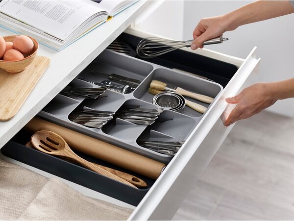 Sivi organizator kuhinjskih ladica Joseph Joseph DrawerStore