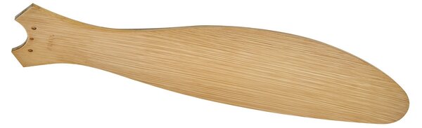 Kayu LED stropni ventilator bijeli/drveni - Lucande Lucande, Kayu, Drvo, Dnevna soba, Plastika, Moderan