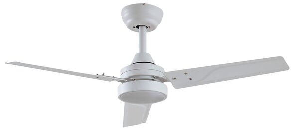 Aerallo LED stropni ventilator, bijeli, CCT, tih - Lindby Lindby, Aerallo, Bijela, Dnevna soba, Metal, Moderan