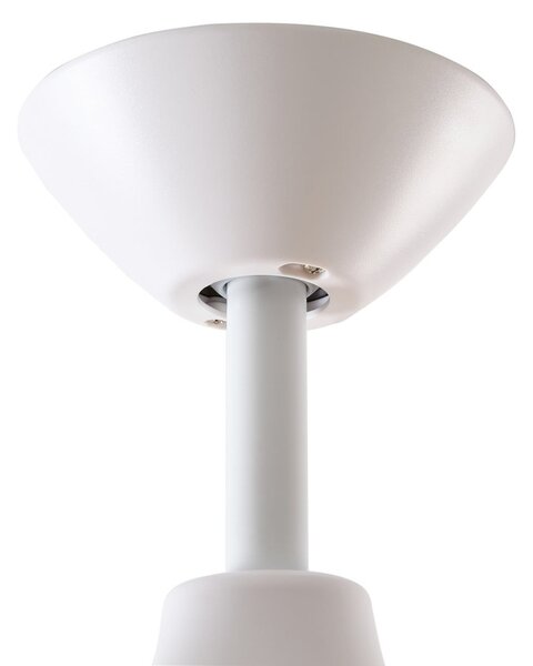 Airona LED stropni ventilator, bijeli, prigušiv, DC, tih - Lucande Lucande, Airona, prigušiv, Bijela, Dnevna soba, Plastika, Moderan