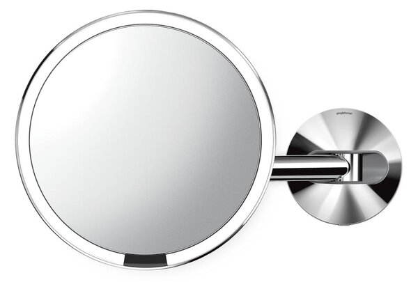 Zidno/kozmetičko ogledalo s osvjetljenjem/povećavajuće (5x) ø 20 cm Sensor – simplehuman