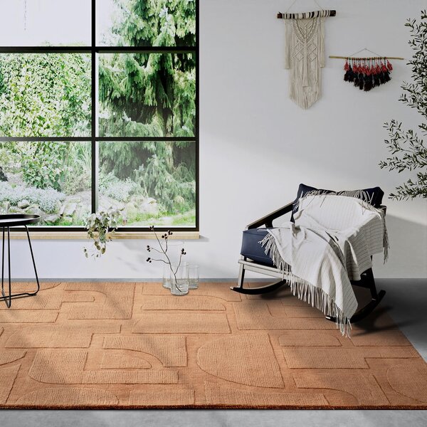 Smeđi ručno rađen vuneni tepih 120x170 cm Alexis – Villeroy&Boch