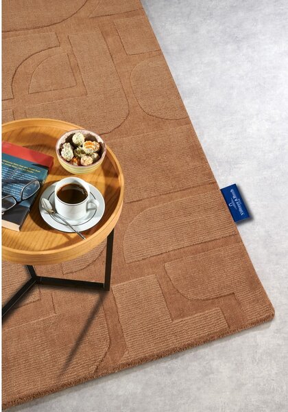 Smeđi ručno rađen vuneni tepih 120x170 cm Alexis – Villeroy&Boch