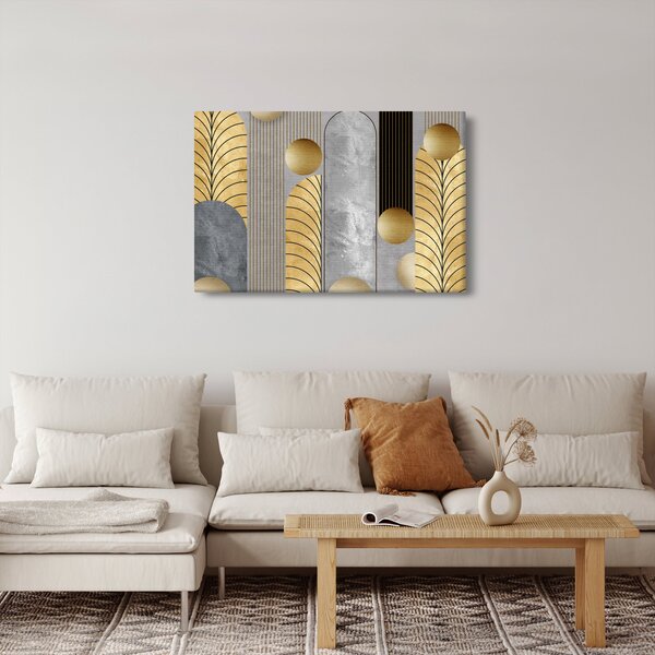 Slika - Zlatni dekori (90x60 cm)