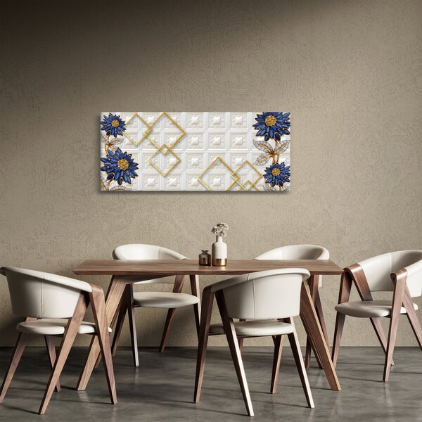 Slika - Dijamantni cvjetovi (120x50 cm)